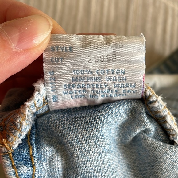 Vintage Guess Baby Overalls 6 Months Denim Shortalls 90s Y2K Infant Made In USA - Picture 4 of 8